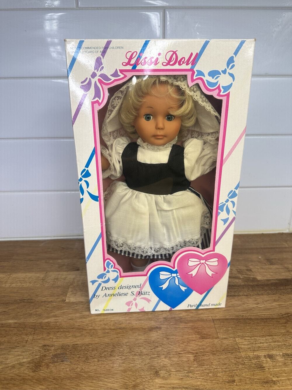 Lissi Doll Two Hearts Collection Anneliese Batz German Vinyl Doll Boxed
